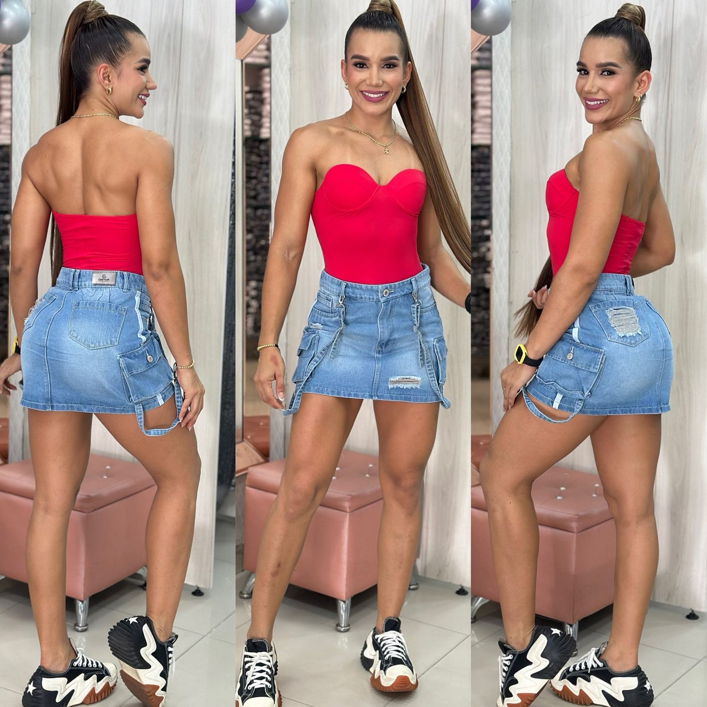 Falda Cargo